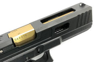 Aluminum CNC Titanium Golden Outer Barrel for TM G17 (2015 New Ver.)-Internal Parts-Crown Airsoft
