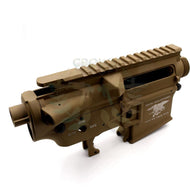 G&P Metal Body for M4 AEG (Dark Earth, Skull)-Receiver body-Crown Airsoft