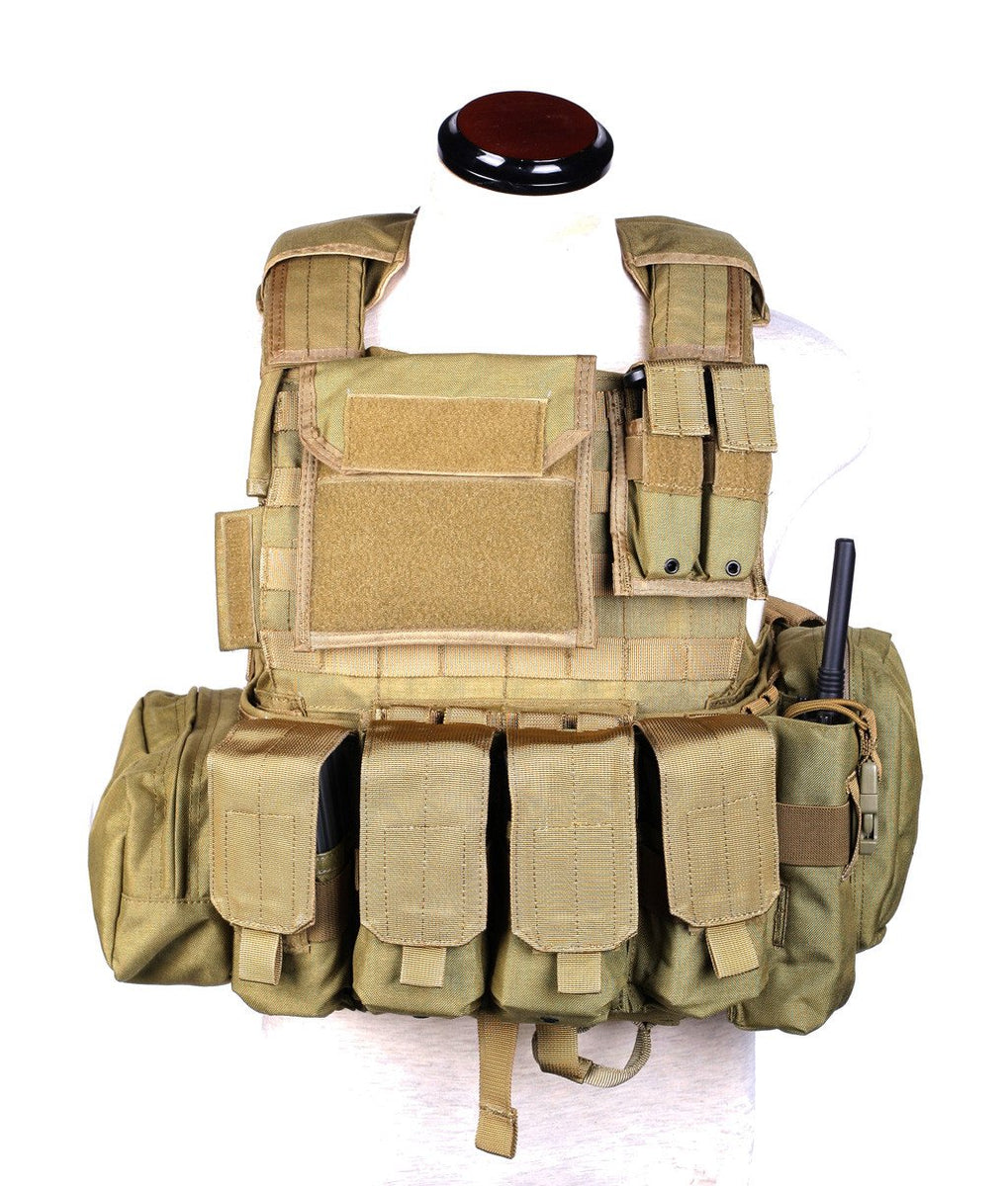 TATTICO TACTICAL VEST CIRAS TAN RP-1026T SOFTAIR E MILITARI BODY ARMOUR