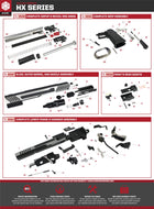 AW Custom HX11 Series Replacement Parts-Pistol Parts-Crown Airsoft