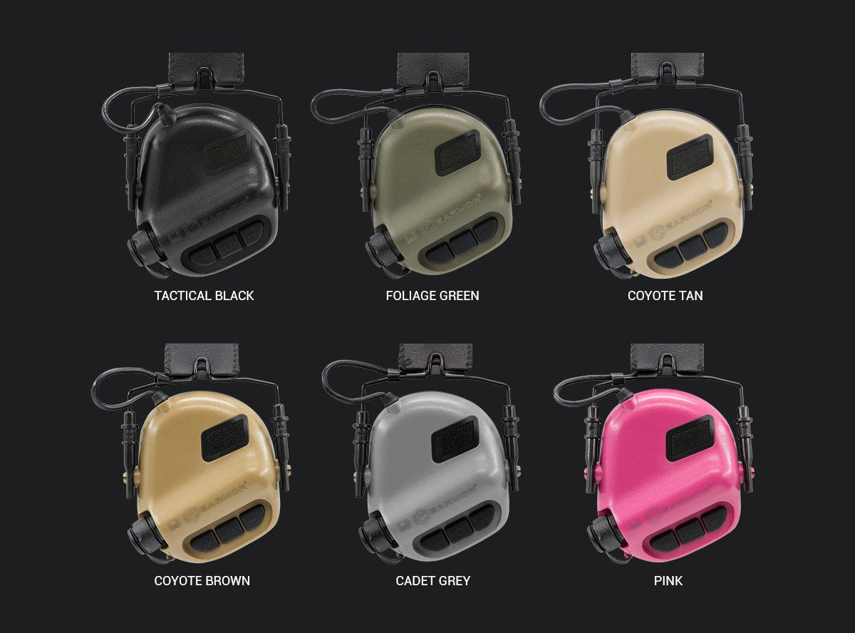 Earmor M32H MOD1 Tactical Communication Hearing Protector for FAST MT – CrownAirosoft