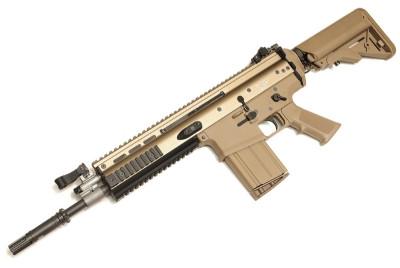 WE Tech SCAR MK-H w/Crane stock GBB Rifle (TAN/FDE) – CrownAirosoft