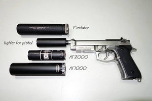 Acetech AT1000 Barrel Extension Tracer Unit (Black)-Muzzle device-Crown Airsoft