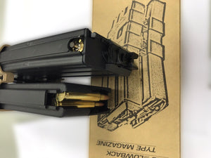WE M4/M16 Airsoft GBB Open Bolt 80rds Double Magazine (Black)-Rifle Magazines-Crown Airsoft