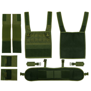 Crown Tactical Portable Conception Plate Carrier OD-Vest-Crown Airsoft