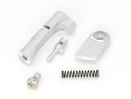 AIP Magazine Catch Set- Silver Ver2. (Silver)-MagazineCatch-Crown Airsoft