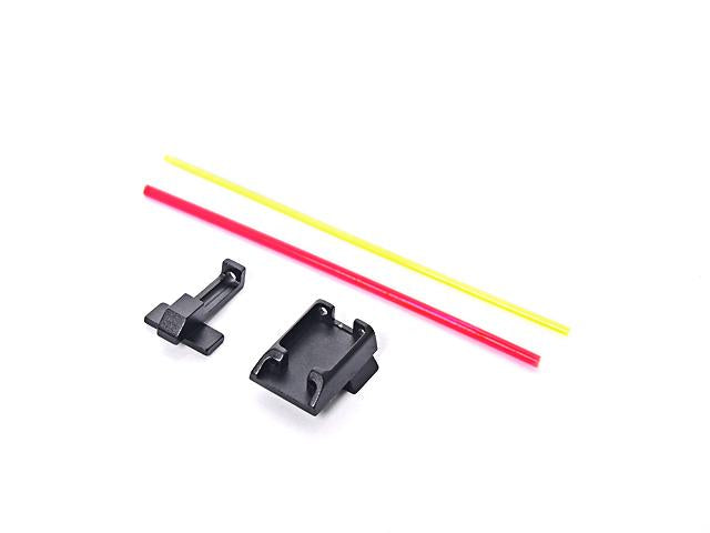 AIP Alumimun Front and Rear Sight ( Fiber) For WE PX4-Sight & Mount-Crown Airsoft
