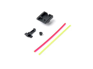 AIP Alumimun Front and Rear Sight ( Fiber) For WE XDM-Sight & Mount-Crown Airsoft