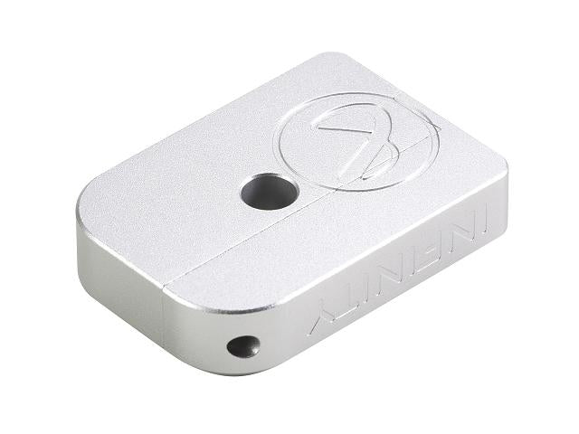 AIP CNC Infinity Puzzle Magazine Base for Marui Hicapa(Silver/Small)-MagazineBase-Crown Airsoft