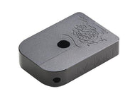 AIP CNC Limcat Puzzle Magazine Base for Marui Hicapa(Black/Small)-MagazineBase-Crown Airsoft