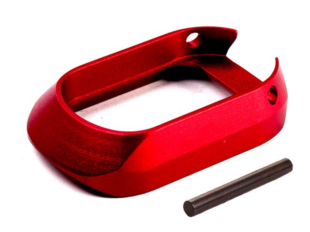 AIP HI-CAPA 5.1 Magwell for Aluminum Grip (Red)-Magwell-Crown Airsoft
