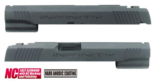 Aluminum Custom Slide for MARUI HI-CAPA 5.1 (INFINITY/Black)-Internal Parts-Crown Airsoft