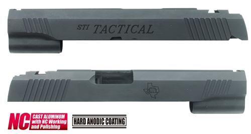 Aluminum Custom Slide for MARUI HI-CAPA 5.1 (STI/Black)-Internal Parts-Crown Airsoft