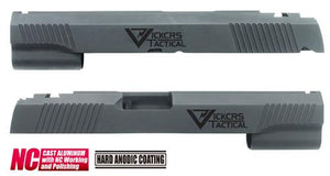 Aluminum Custom Slide for MARUI HI-CAPA 5.1 (Vickcrs/Black)-Internal Parts-Crown Airsoft