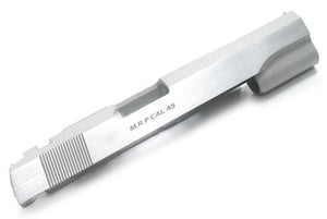 Aluminum Slide for TM HI-CAPA 5.1 (MARUI OPS/Cerakote Silver Polishing)-Internal Parts-Crown Airsoft