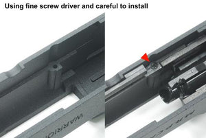 Aluminum Custom Slide for MARUI Golden Match 5.1 (Kimber)-Internal Parts-Crown Airsoft