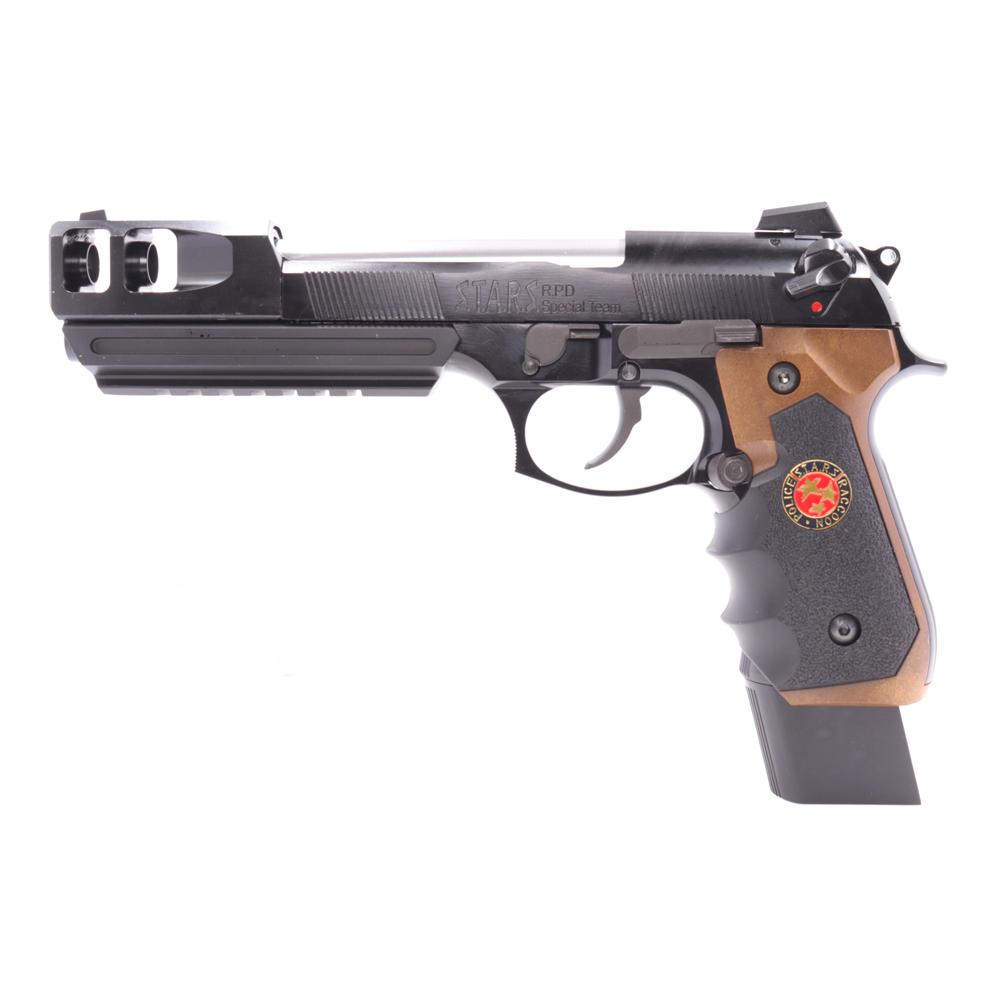 WE Tech BioHazard Barry Burton Model Samurai Edge M92 Custom Gen II GBB Pistol-Pistols-Crown Airsoft