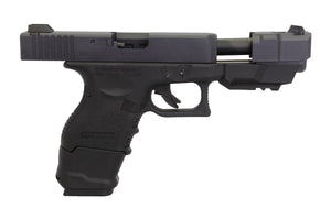 WE Tech G series G33C advance GBB pistol(Black)-Pistols-Crown Airsoft