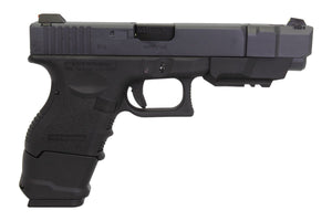 WE Tech G series G33C advance GBB pistol(Black)-Pistols-Crown Airsoft