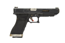 WE Tech G Force G35 GBB pistol T5 (Black/ Silver/ Black)-Pistols-Crown Airsoft