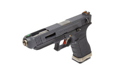 WE Tech G Force G35 GBB pistol T5 (Black/ Silver/ Black)-Pistols-Crown Airsoft
