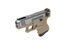 WE Tech G Force G26 T8 GBB pistol (Silve/ Silver/ Tan)-Pistols-Crown Airsoft