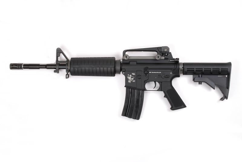 WE Tech M4A1 GBB Rifle (Black)-Rifles-Crown Airsoft