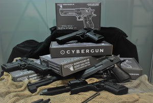 Cybergun licensed Desert Eagle XIX .50AE GBB pistol with marking (Black)-Pistols-Crown Airsoft