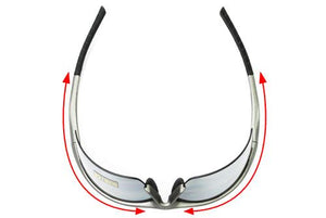 G-C6 Polycarbonate Sport Glasses- Black/2010 Ver.-Internal Parts-Crown Airsoft