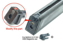 G-Series GBB Magazine Base (Standard/Black)-Internal Parts-Crown Airsoft