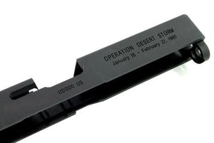 Desert Storm 7075 Aluminum CNC Slide for TM G17 (Black/2010 Ver.)-Internal Parts-Crown Airsoft