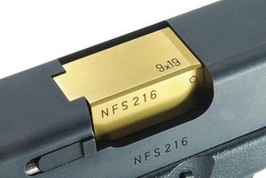 Aluminum CNC Titanium Golden Outer Barrel for TM G26 (2015 New Ver.)-Internal Parts-Crown Airsoft