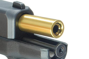 Aluminum CNC Titanium Golden Outer Barrel for TM G26 (2015 New Ver.)-Internal Parts-Crown Airsoft
