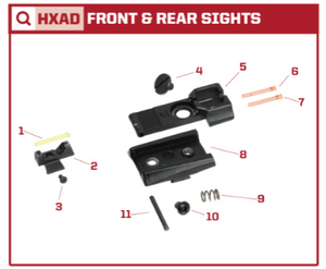 AW Custom HX10 Series Replacement Parts-Pistol Parts-Crown Airsoft