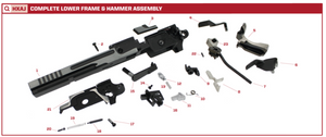 AW Custom HX11 Series Replacement Parts-Pistol Parts-Crown Airsoft