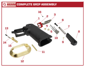 AW Custom HX20 Series Replacement Parts-Pistol Parts-Crown Airsoft