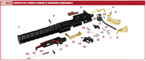 AW Custom HX20 Series Replacement Parts-Pistol Parts-Crown Airsoft