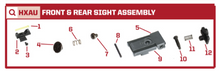 AW Custom HX22 Series Replacement Parts-Pistol Parts-Crown Airsoft