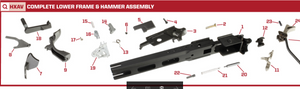 AW Custom HX22 Series Replacement Parts-Pistol Parts-Crown Airsoft