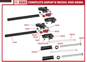 AW Custom HX21 Series Replacement Parts-Pistol Parts-Crown Airsoft