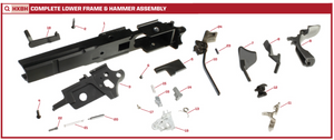 AW Custom HX23 Series Replacement Parts-Pistol Parts-Crown Airsoft