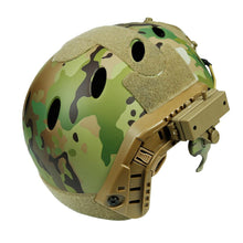 Crown Tactical Series Helmet with Fullface mask & ARC Side Rail (Multi-Cam)-Helmet-Crown Airsoft