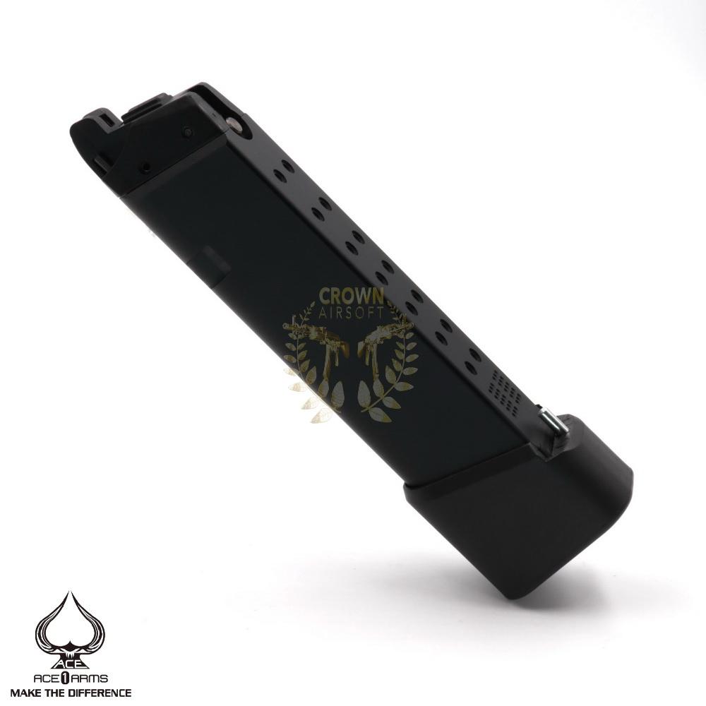 Ace One Arms 30rds Aluminium Light Weight Gas Magazine for G-Series GBB-Pistol Magazines-Crown Airsoft