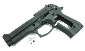 Aluminum Slide & Frame for MARUI M9 Desert Storm- (Dark Gary)-Internal Parts-Crown Airsoft