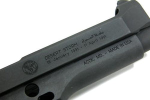 Aluminum Slide & Frame for MARUI M9 Desert Storm- (Dark Gary)-Internal Parts-Crown Airsoft