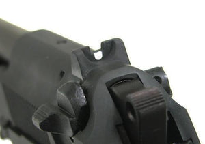 Aluminum Slide & Frame for MARUI M9 Desert Storm- (Black)-Internal Parts-Crown Airsoft