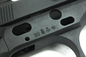 Aluminum Slide & Frame for MARUI M9 Desert Storm- (Black)-Internal Parts-Crown Airsoft