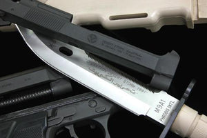 Aluminum Slide & Frame for MARUI M9 Desert Storm- (Black)-Internal Parts-Crown Airsoft