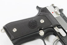 Aluminum Slide & Frame Kit for MARUI M9 Desert Storm- (Black/Sliver Side)-Internal Parts-Crown Airsoft