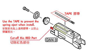 Aluminum Slide & Frame for MARUI MEU.45 (TRP/Black)-Internal Parts-Crown Airsoft